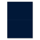 Carte de placement de calligraphie ivoire bleu mar (Dos)