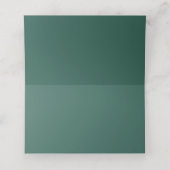 Carte de placement de mariage à la verdure d'eucal (Intérieur déplié)