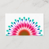 Carte de placement de mariage floral de lotus colo (Dos)