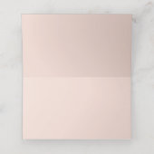 Carte de placement de mariage floral Hydrangea Blu (Intérieur déplié)