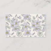 Carte de placement de mariage Illinois Blue Violet (Dos)