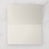 Carte de placement de mariage ivoire et or (Intérieur déplié)