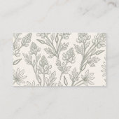 Carte de placement de mariage Texas Bluebonnet (Dos)