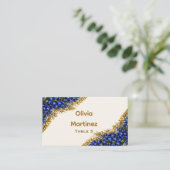 Carte de placement de mariage Texas Bluebonnet (Debout devant)