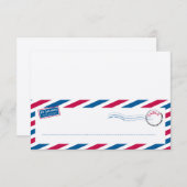 Carte de placement de siège par avion pliée (Devant / Derrière)