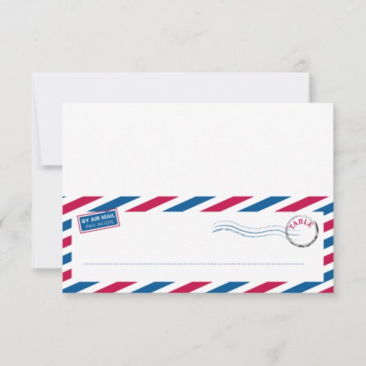 Carte de placement de sièges sous tente par avion (Devant)