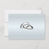 Carte de placement de table à motif floral et papi (Dos)