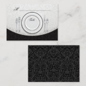 Carte de placement de table formelle (Devant / Derrière)