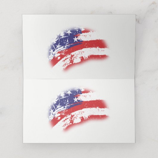 Carte De Placement Déclaration d'indépendance des États-Unis Parchemi (Intérieur déplié)