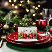 Carte De Placement Décor de Noël et coutume arc