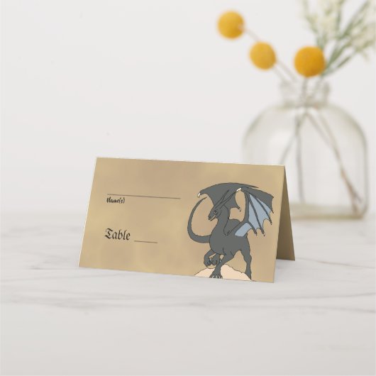 Carte De Placement Défilement de libellule (Devant)