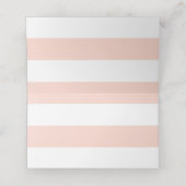 Carte De Placement Déjeuner nuptial de fleurs d'aquarelle de la marin (Intérieur déplié)