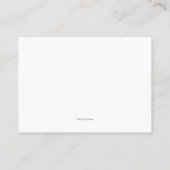 Carte De Placement Demande de couche Monster Cookie Bébé (Dos)