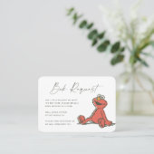 Carte De Placement Demande de livre Elmo (Debout devant)