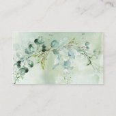 Carte De Placement Demande de réservation PixDezines Aquarelle Eucaly (Dos)