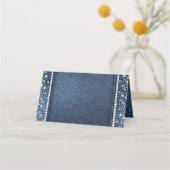 Carte De Placement Denim et diamant (Dos)