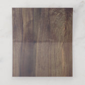 Carte De Placement Dentelle blanche | Barre Mariage table Place Card (Intérieur déplié)