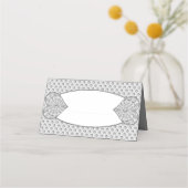 Carte De Placement Dentelle Céramique gris (Devant)