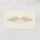 Carte De Placement Dentelle florale victorienne (Dos)