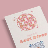Carte De Placement Dernière Disco Bachelorette Party Venmo Card