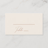 Carte De Placement Désert de Whimsical | Mariage plat en terre cuite (Devant)