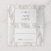 Carte De Placement Design Art déco de luxe (Extérieur déplié)