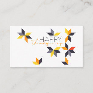 Carte De Placement Design moderne et gai du Bon thanksgiving