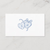 Carte De Placement Détails de code QR de mariage fantaisiste dessinés (Dos)