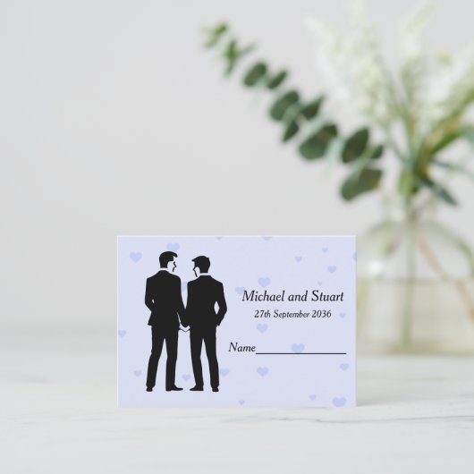 Carte De Placement Deux mariés (Debout devant)