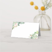 Carte De Placement DEVON Floral de Buisson de Succulentes (Dos)