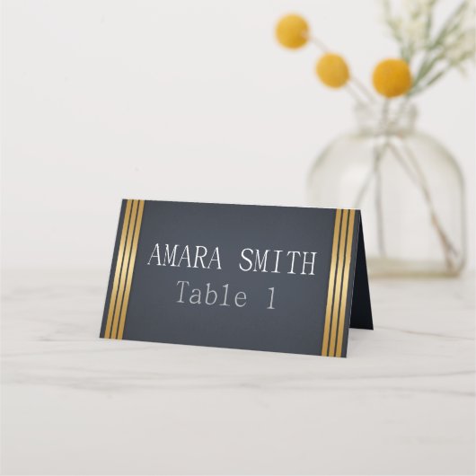 Carte De Placement Dîner d'anniversaire Hibachi (Devant)