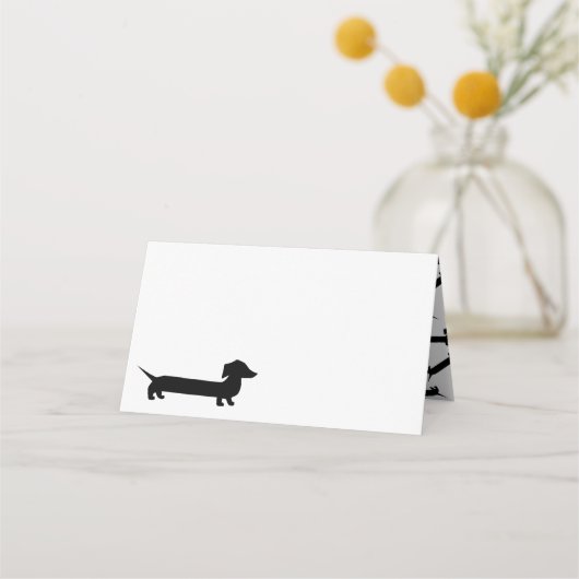 Carte De Placement Dîner de Dachshund Lover (Devant)