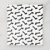 Carte De Placement Dîner de Dachshund Lover (Intérieur déplié)