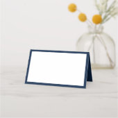 Carte De Placement Doctorat Graduation Party Blue Place Card (Devant)
