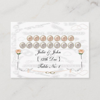 Carte De Placement Doses mariages