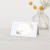 Carte De Placement Douce Fête de Mariage Côtière (Devant)