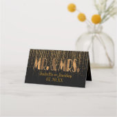 Carte De Placement Douche en cuivre doré (Dos)