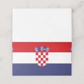Carte De Placement Drapeau de Croatie (Extérieur déplié)