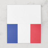 Carte De Placement Drapeau de France (Extérieur déplié)