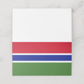 Carte De Placement Drapeau de Gambie (Extérieur déplié)