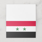 Carte De Placement Drapeau de la Syrie (Extérieur déplié)