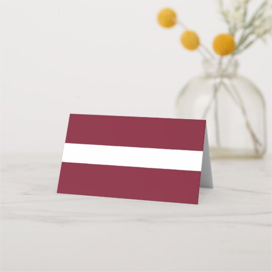 Carte De Placement Drapeau de Lettonie (Devant)