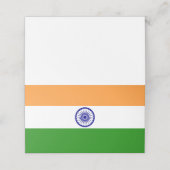Carte De Placement Drapeau de l'Inde (Extérieur déplié)