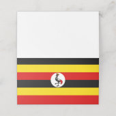 Carte De Placement Drapeau de l'Ouganda (Extérieur déplié)