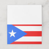 Carte De Placement Drapeau de Porto Rico (Extérieur déplié)