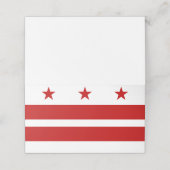 Carte De Placement Drapeau de Washington DC (Extérieur déplié)