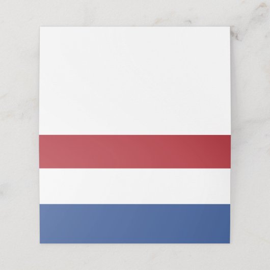 Carte De Placement Drapeau des Pays-Bas (Extérieur déplié)