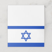 Carte De Placement Drapeau d'Israël (Extérieur déplié)