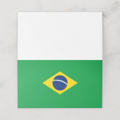 Carte De Placement Drapeau du Brésil (Extérieur déplié)