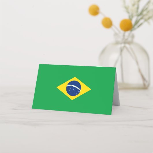 Carte De Placement Drapeau du Brésil (Devant)
